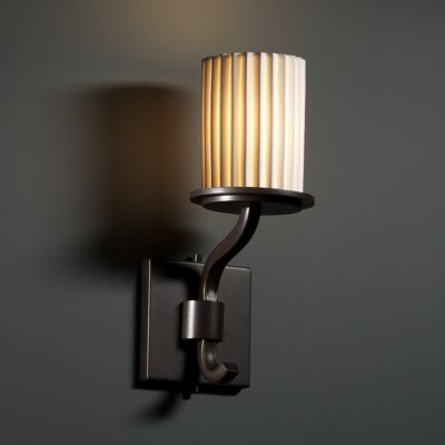 Limoges Sonoma Bowl Wall Sconce by Justice Design Group - Starlight Lighting USA and Canada